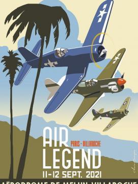 Affiche meeting aérien Air Legend 2021
